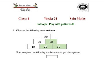 SCERT Class 4 Week 24 Sub mathematics Date 23.11.21 SCERT  कक्षा 4 सप्ताह 24 उपविषय गणित LikeComment