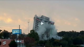 CHOA-BellSouth building demolition 11-8-2014