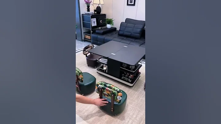 Multifunctional smart side table with foldable and liftable top#furniture