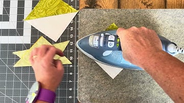 How to Make 3-Color Quarter Square Triangles: Beginner Skill Builder Sampler Quilt- Month 8, Week 1