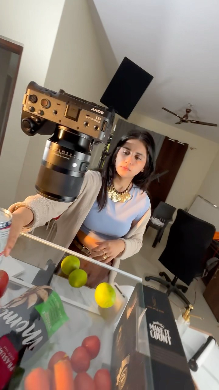 Recreated the fake fridge shot ✨? #bts #commercialshoot #cinematic #commercial #hack #sonyalpha