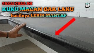 Cara menggosok/memingul granit // solusi tanpa pasang kuku macan