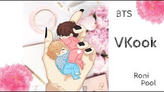 [BTS Fanart] Jungkook and Taehyung / V / VKook - Chibi speed Drawing - Roni Pool