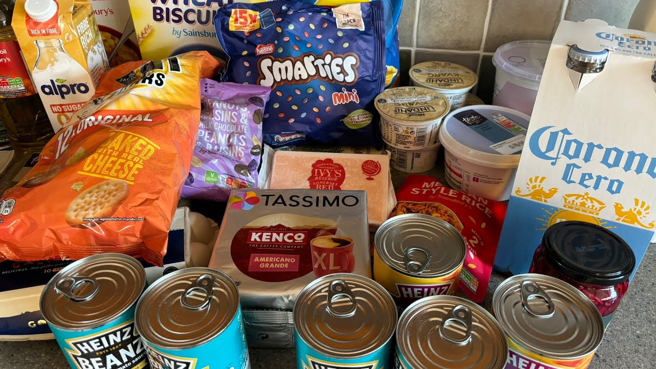 Sainsbury’s and B&M food shopping haul | Slimming World | Family Grocery Haul UK