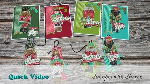 Quick Video - Nutcracker Tags Kit