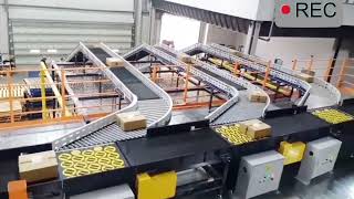 AUTOMATIC PARCEL SORTING CONVEYOR.