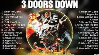 3 Doors Down Best Alternative Rock Songs Playlist Ever ~ Greatest Hits Of Full Album