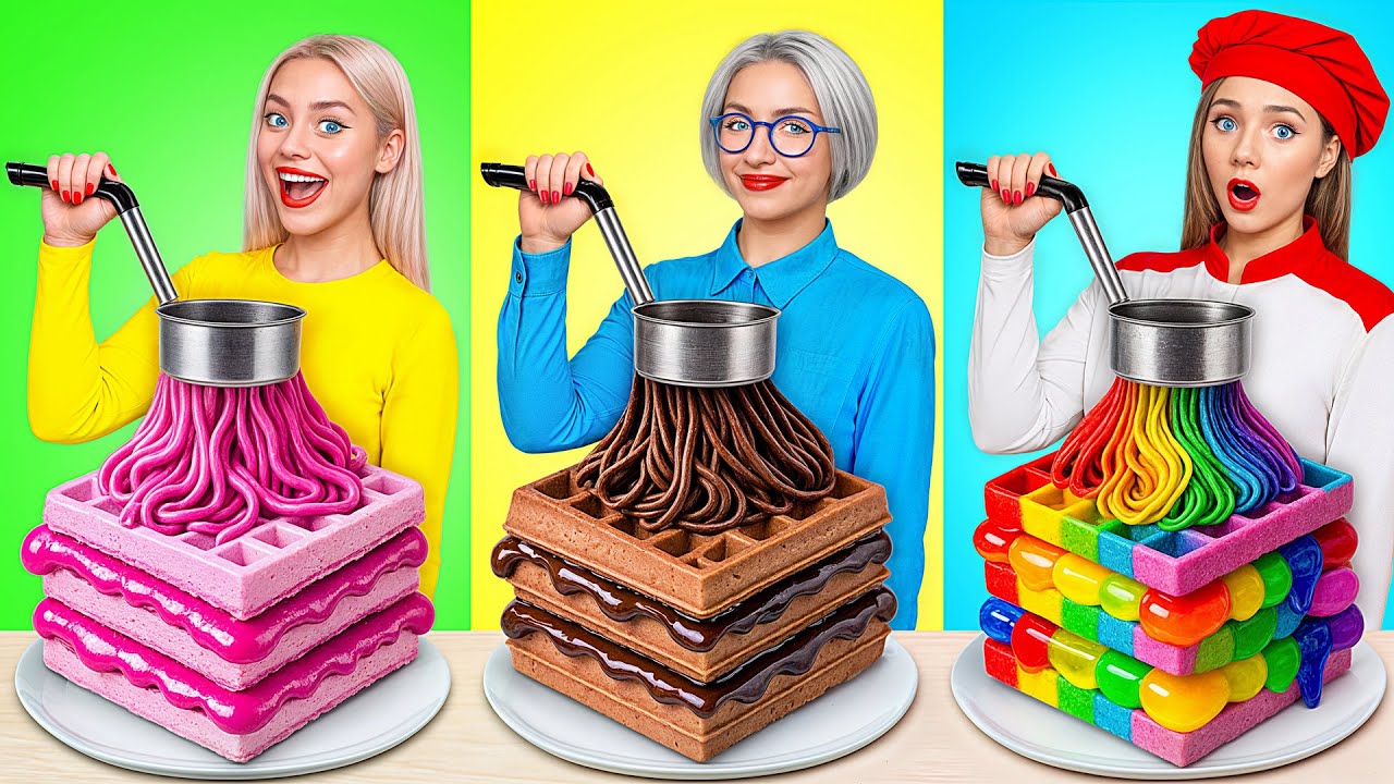 Я против Бабушки Готовим Гримас Шейк Челлендж | Съедобная Битва от Super Hyper DO