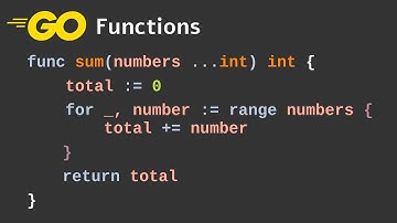 How to create functions - Go programming language tutorial (17)