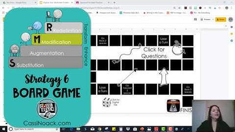 Digitize Worksheets Blog Post - How-To Strategy 6- Using Google Slides to Make A Digital Game board