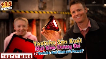 Có Gì Bên Trong Nút Kim Cương Đỏ 100 Triệu Sub Bằng Pha Lê Sản Xuất Tại Pháp