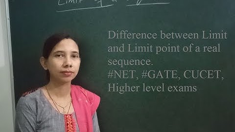 Convergent Sequnces, Limit of sequence, difference between limit and limit point of a sequence. #NET