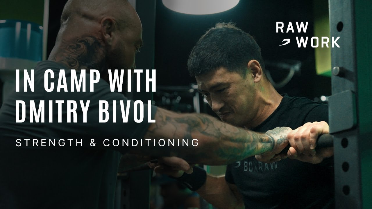 RAW WORK | Тренировка Дмитрия Бивола по силовой подготовке к бою за титул чемпиона мира | BOXRAW