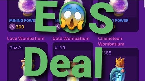 EOS NFT Opportunity ♦️Wombat Dungeon Master(EOS/WAX Blockchain)