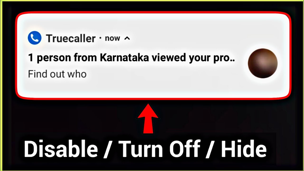 How To Stop Profile View Notifications In Truecaller | Who Viewed My Profile In Truecaller