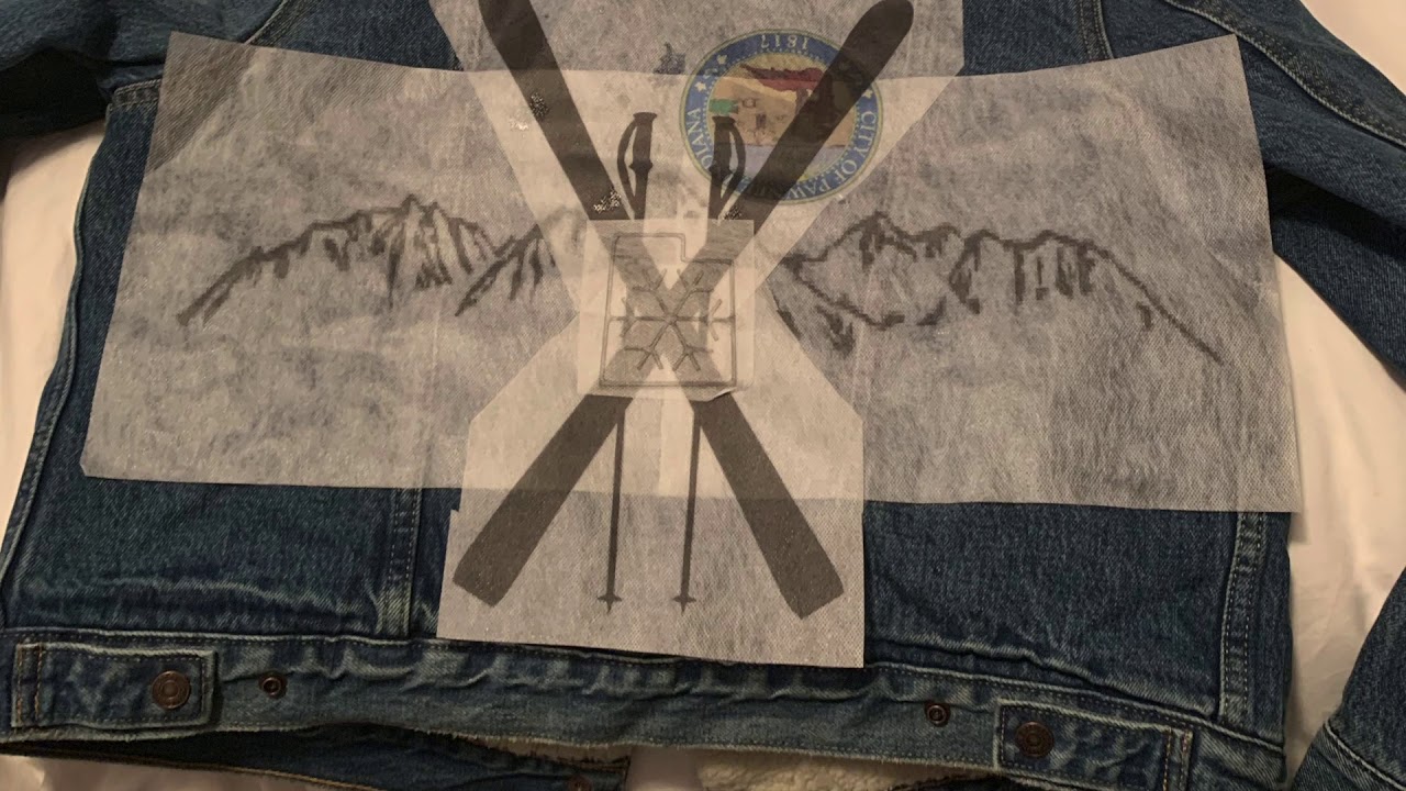 How to embroider jean jacket YouTube