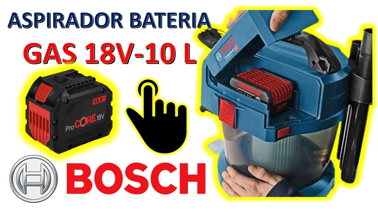 Battery Vacuum Cleaner Does It Really Work? I leave you the details and  tests GAS 18V-10 L of BOSCH 