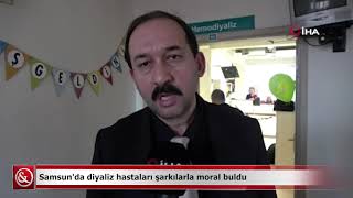 Samsun'da diyaliz hastaları şarkılarla moral buldu | Samsun ve Haber