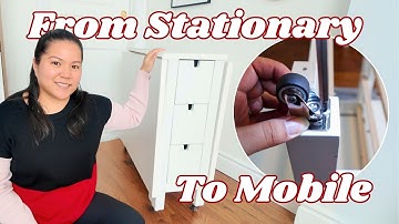 EASY IKEA Norden Table DIY | Add Wheels – Full Process + Tips!