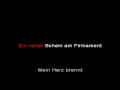 Rammstein - Mein Herz Brennt (instrumental with lyrics)