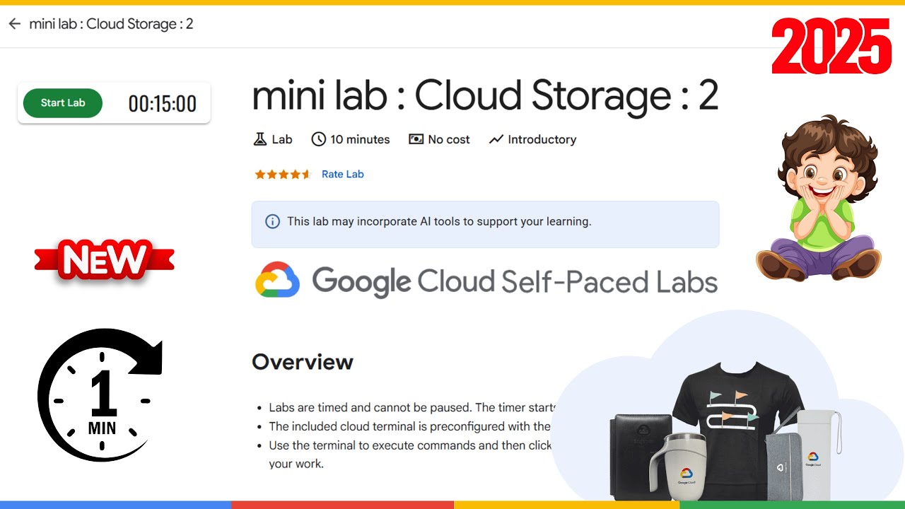 mini lab : Cloud Storage : 2 - YouTube
