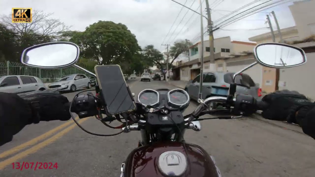 [4K] ROLÊ HAOJUE CHOPPER ROAD SÁBADO DE MUITO FRIO | GH025975