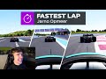 A lap with slipstream on every straight
