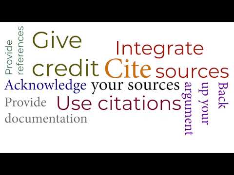 Cite Your Sources: What Does It All Mean?