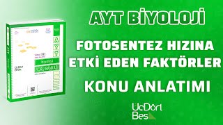 Fotosentez Hizina Etki̇ Eden Faktörler 2022 Ayt Bi̇yoloji̇ 345 Yayinlari