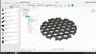 Fusion 360 honeycomb pattern