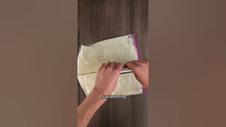 Fool proof method for storing cooked rice in the freezer  #cookathome #cooking #rice