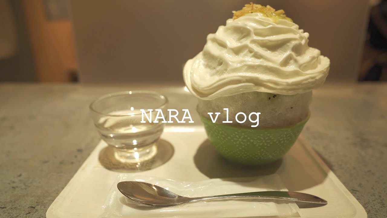 SUB【奈良vlog】奈良カフェ巡り | 奈良グルメ | かき氷 ほうせき箱 | ひとり旅