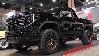 2023 GMC Jimmy 4x4 2023 GMC Sierra Chevrolet Silverado Conversion The SEMA Show 2022 Las Vegas NV