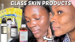 HOW TO ACHIEVE GLASS SKIN | Skincare products that will give you glass skin #glassskin