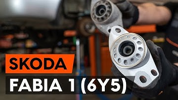 Kaip pakeisti amortizatoriaus atraminis guolis SKODA FABIA 1 (6Y5) [AUTODOC PAMOKA]