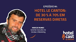 Hotel Cast #4 - Le Canton: De 30% a 70% em reservas diretas