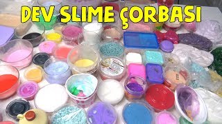 100 Çeşit Slime ile DEV Slime Çorbası Çöpe Atılacak Slime'lar ile Çorba 1.Bölüm Bidünya Oyuncak