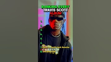 Ranking Every Travis Scott Album #rap #hiphop #travisscott #astroworld #daysbeforerodeo #cactusjack