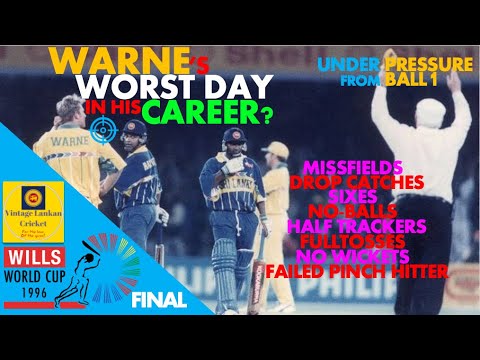 Nullifying Shane Warne Factor: Sri Lanka Putting Immense Pressure On Him In World Cup Final 96