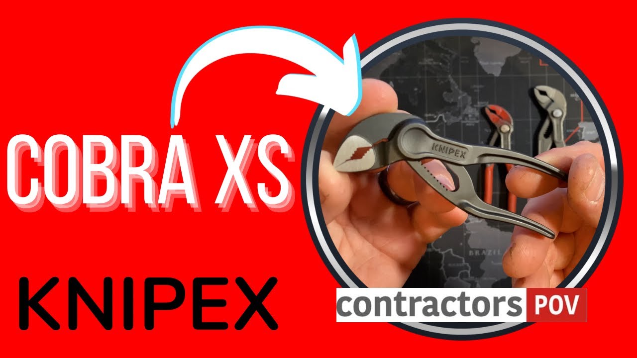 Knipex 87 00 100 Cobra® XS Hightech Mini Water Pump Pliers 100mm