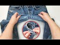 ⭐The magic solution to repair 3 holes in jeans between legs in a way that will surprise you