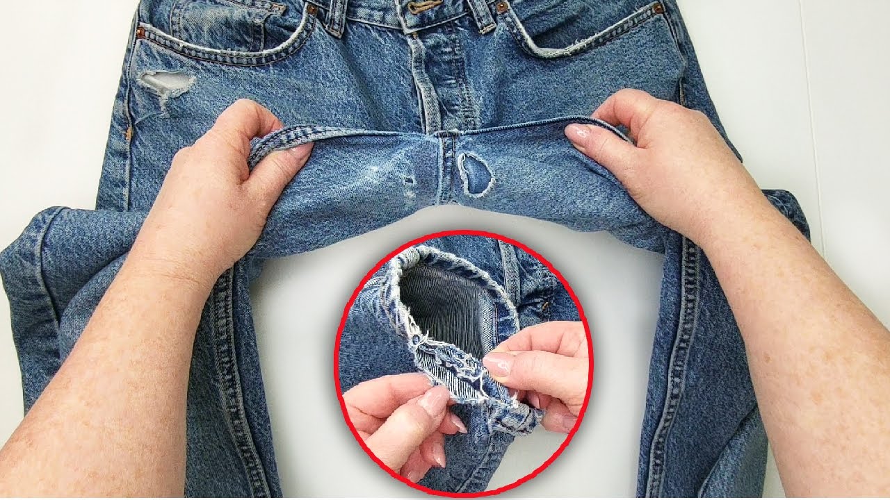 Refashion Co-op: A cute fix for a hole in the knee of jeans