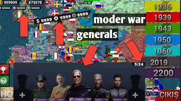 World conqueror 4 MOD (unlocked generals, lots of resources, medals)