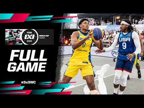 Brazil 🇧🇷 vs USA 🇺🇸 | Men Semi-Finals | Full Game | FIBA 3x3 World Cup 2023