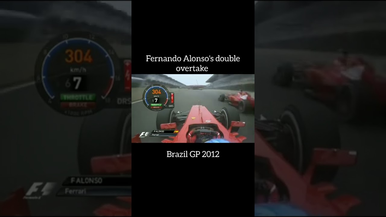 Fernando Alonso Double Overtake - Brazil GP