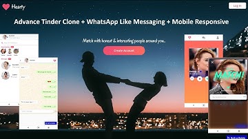 No-code Tinder Clone with WhatsApp like Chat Layout (Bubble.io)