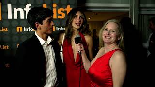 Nathaniel Nicholas and Danica Milojevic at the Infolist Pre-Oscars Soiree