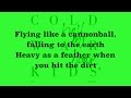 Cold war kids  first lyrics
