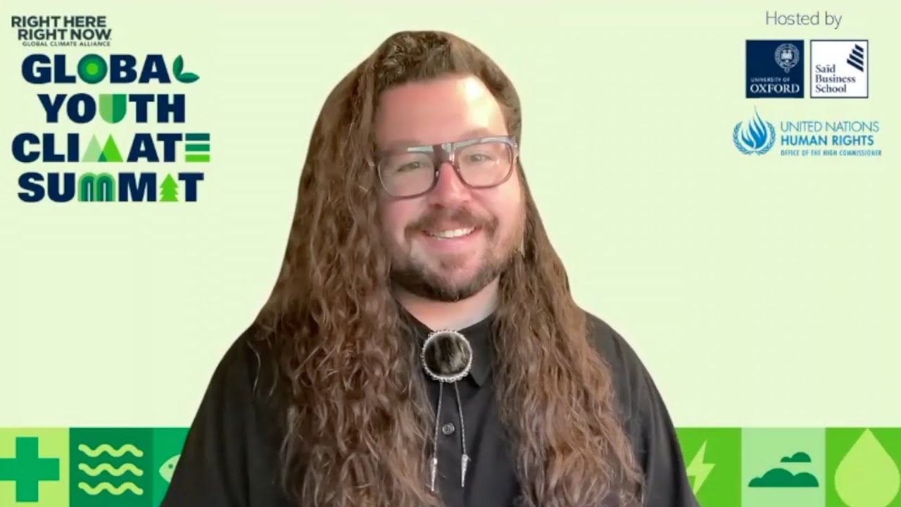 Right Here Right Now Global Youth Climate Summit Presentation by Lucas Olscamp