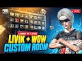 PUBG MOBILE LIVIK + WOW UC CUSTOM ROOM | RP GIVEAWAYS  | UBBI IS LIVE